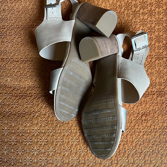 Franco Sarto Faux Leather Heel Sandal - Picture 2 of 3